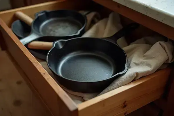 Cast Iron Storage Guide: How to Store Your Pans Without Rust or Damage